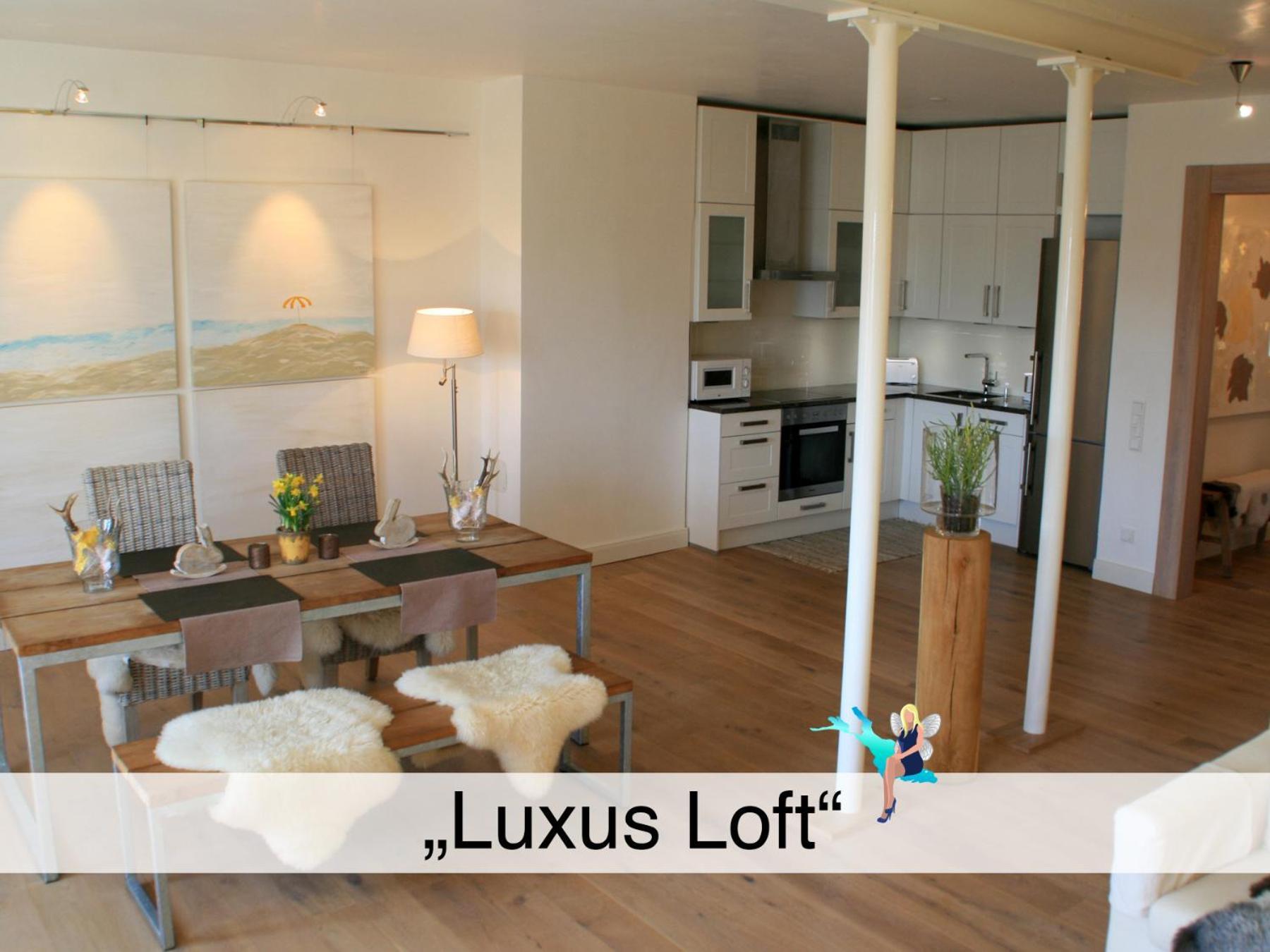 Ferienwohnung Luxus Loft 林道 外观 照片